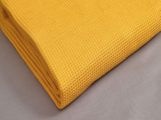 Κουβέρτα Πικέ 1052 Gold Vesta Home Μονό 170x265cm 100% Βαμβάκι