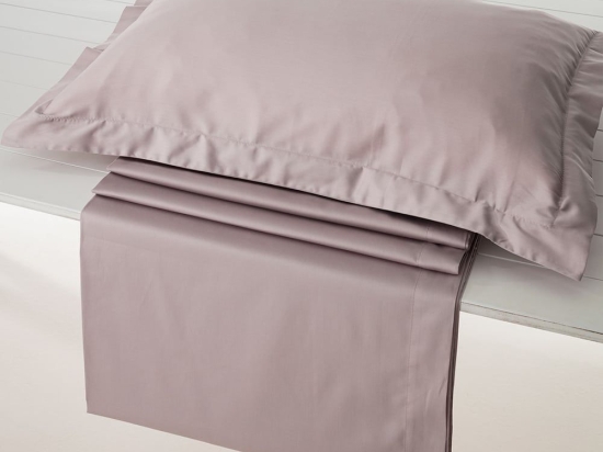 Σεντόνι Athena-301 Με Λάστιχο Purple Vesta Home Υπέρδιπλo 180x240cm 100% Βαμβακοσατέν