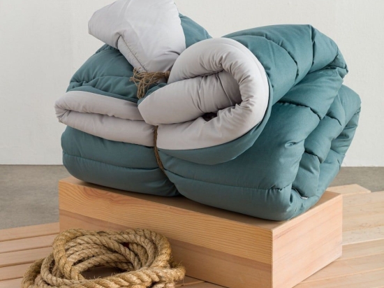 Πάπλωμα Micro-19 Petrol Vesta Ημίδιπλο 160x230cm Microfiber