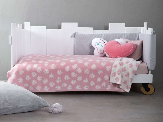 Κουβέρτα Βρεφική Candy Nima Αγκαλιάς 80x110cm 100% Βαμβάκι