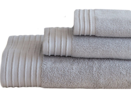 Πετσέτα Feel Fresh - Light Gray Nima Προσώπου 50x100cm 100% Βαμβάκι