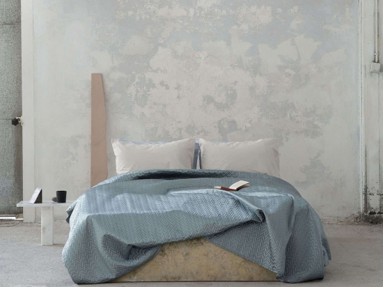 Κουβερλί - Helix Petrol Nima Μονό 160x240cm Microfiber