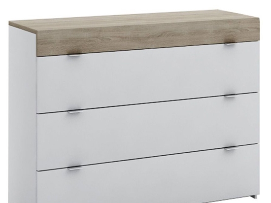 Συρταριέρα My Box 3Συρτάρια 09-0785 105x45xH78cmcm Sonoma-White