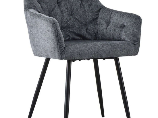 Πολυθρόνα Savvy 03-1033 56x55x85cm Anthracite Μέταλλο,Ύφασμα