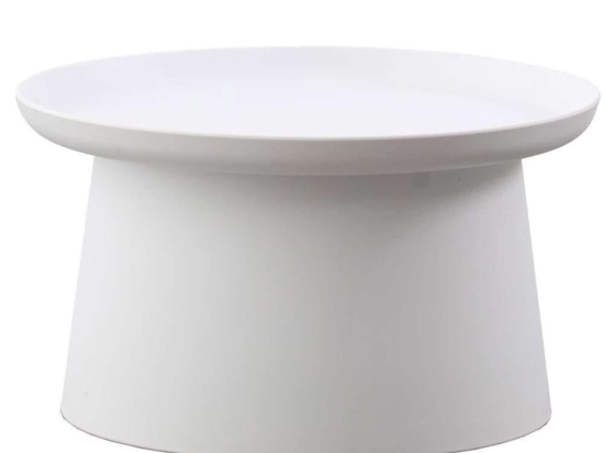 Τραπέζι Σαλονιού Tech 27-0180 Φ70x36cm White