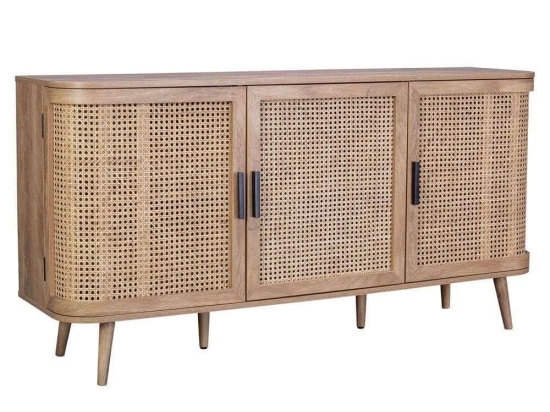 Μπουφές Monmarte 05-0718 150x39x77cm Natural Μοριοσανίδα, Μελαμίνη