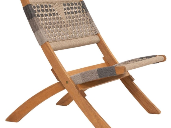 Καρέκλα Πτυσσόμενη Vega 22-0176 78x60x72,5cm Natural-Multi