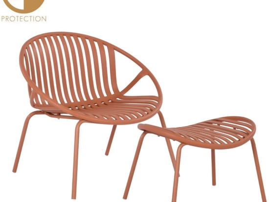 Πολυθρόνα Nadin (Σετ 2Τμχ) 27-0211 80x61.5x73cm Terracotta