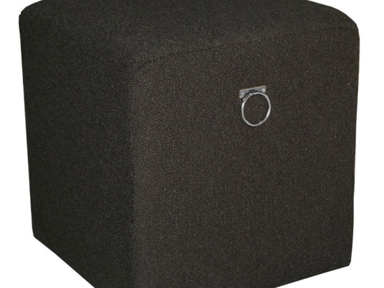Σκαμπό Rich 16-0698 40x40x43 Black-Silver