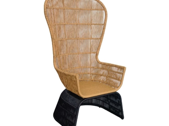 Πολυθρόνα Misa 22-0206 110x75x165 Natural-Black