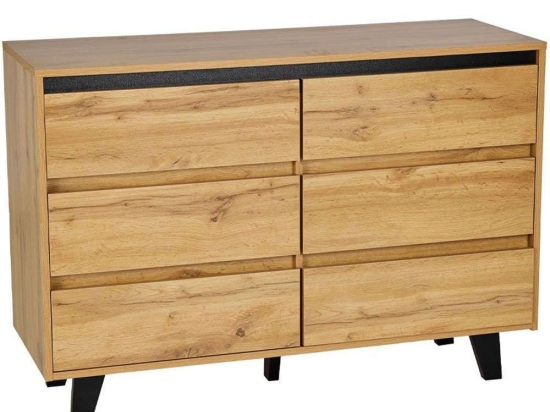 Κομότα Arabica 09-1971 110x40x73cm Sonoma-Black