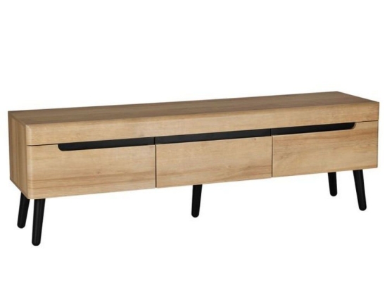 Έπιπλο Τηλεόρασης Grif 05-0752 160x40x50 Natural