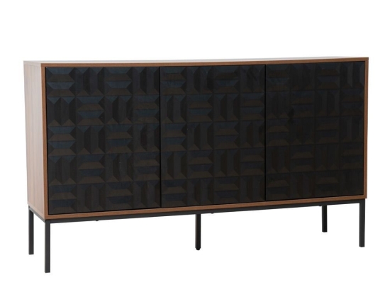 Μπουφές Zuma 05-0766 148x40x85.5 Walnut-Black