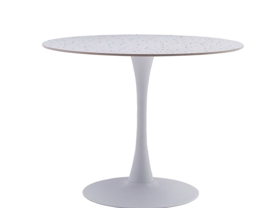 Τραπέζι Ροτόντα Nougat 02-0650 100x100x75 Terrazzo