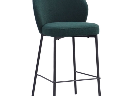 Σκαμπό Bar Lune 26-0060 48x53.5x95.5 Black-Green