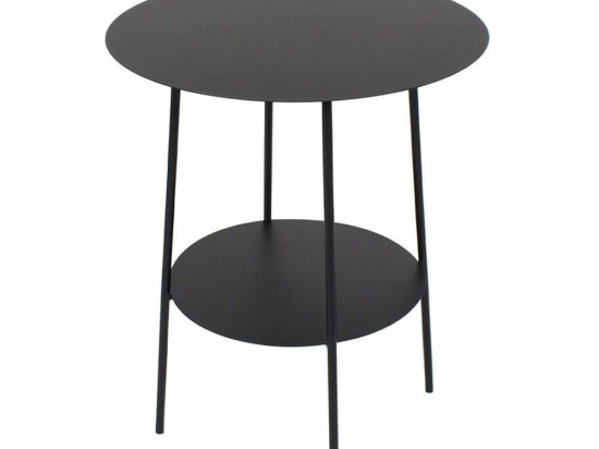 Τραπεζάκι Σαλονιού Βοηθητικό Simple Black 40x40x50