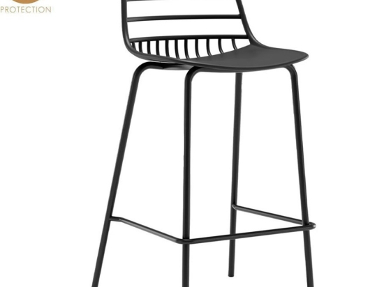 Σκαμπό Candy 26-0066 44x40x88 Black