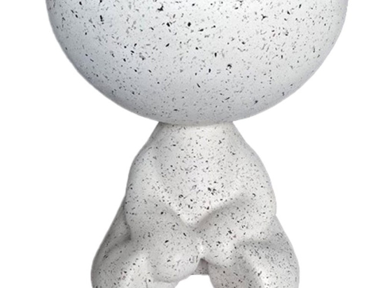 Τραπεζάκι Bear 04-1214 38x38x43 Terrazzo
