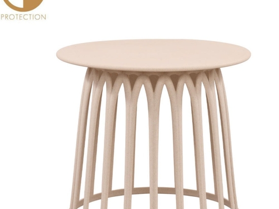 Τραπέζι Coffee Basket 27-0260 49.5x49.5x44 Terrazzo