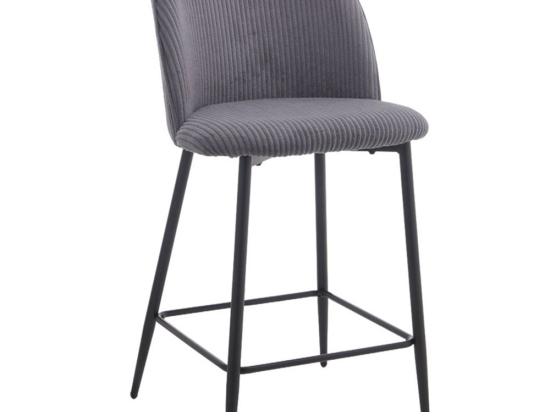 Σκαμπό Bar Muse 26-0082 50x54x98 Grey-Black
