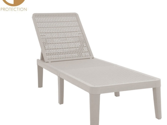 Ξαπλώστρα Seagull 22-0300 191x55x29cm Light Grey