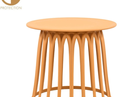 Τραπέζι Coffee Basket 27-0261 49.5x49.5x44 Mustard