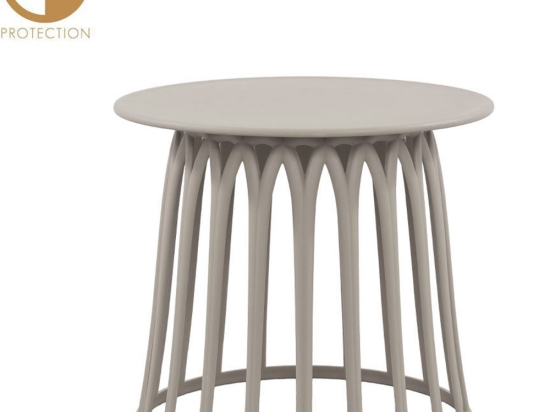 Τραπέζι Coffee Basket 27-0262 49.5x49.5x44 Light Grey
