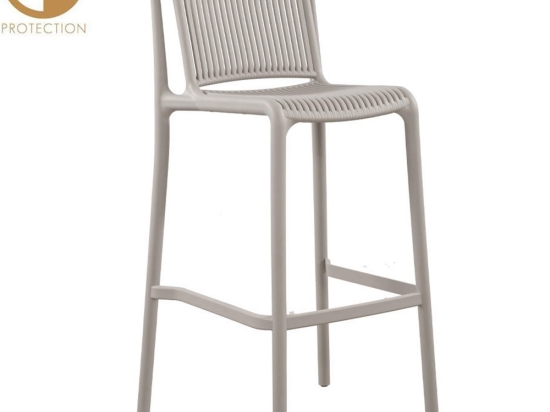 Σκαμπό Bar Polly 26-0084 42x50x100.5 Light Grey