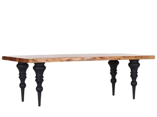 Τραπέζι Artistico 02-0686 240x100x76 Black-Walnut