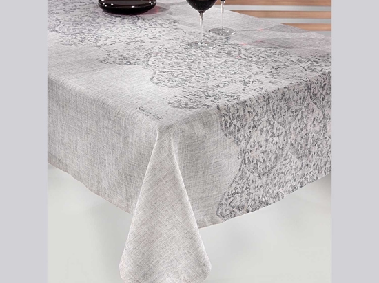 Τραπεζομάντηλο 1003 Silver Saint Clair 140X180 Πολυέστερ