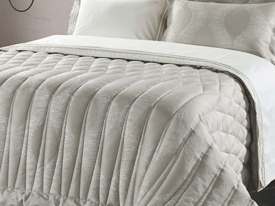 Κουβερλί Σετ 3 Τεμ. Ivanka Taupe Guy Laroche Υπέρδιπλο 240x250cm Microfiber