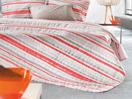 Κουβερλί Optic Coral Guy Laroche Υπέρδιπλο 230x250cm 100% Βαμβάκι