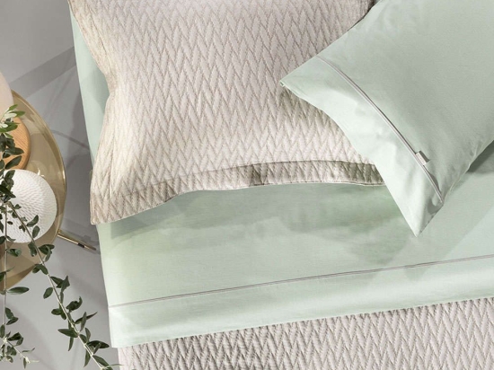 Σεντόνι Reserve Mint Guy Laroche Υπέρδιπλο 240x270cm Χωρίς Λάστιχο 100% Βαμβάκι