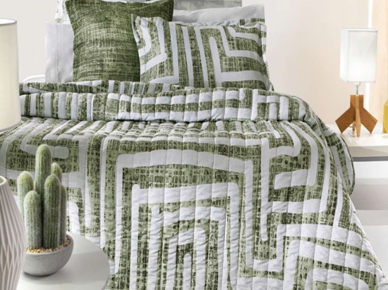 Κουβερλί Enigma Lime Guy Laroche Υπέρδιπλο 220x240cm Microfiber