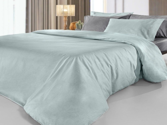 Σεντόνι Color Plus Με Λάστιχο Mint Guy Laroche King Size 180x242cm 100% Βαμβακερό Περκάλι