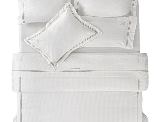 Παπλωματοθήκη Nice Beige Guy Laroche Υπέρδιπλo 255x245cm 100% Βαμβακοσατέν