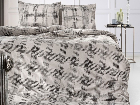 Παπλωματοθήκη Mezzo Flannel (Σετ 3τμχ) Natural Guy Laroche Υπέρδιπλo 225x245cm 100% Βαμβακερή Φανέλα