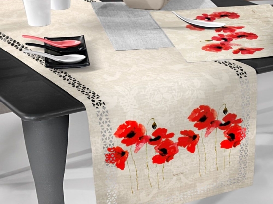 Runner 11 Laser Cut Red Saint Clair 40x160 Πολυέστερ