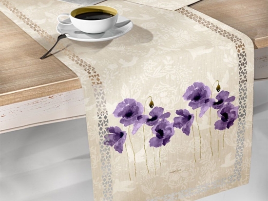 Runner 11 Laser Cut Purple Saint Clair 40x160 Πολυέστερ
