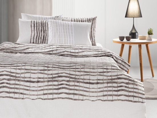 Σεντόνια Azzam (Σετ 4τμχ) Wenge Guy Laroche Υπέρδιπλo 240x265cm 100% Βαμβακερό Περκάλι