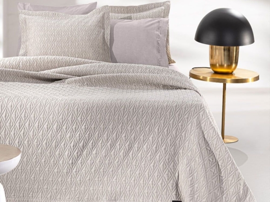 Κουβέρτα Oasis Linen Guy Laroche Υπέρδιπλo 245x260cm Βαμβάκι-Πολυέστερ