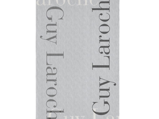 Πετσέτα Θαλάσσης Velour Printed 2501 04 Light Grey Guy Laroche Θαλάσσης 100x175cm Βαμβάκι-Πολυέστερ