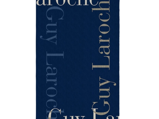Πετσέτα Θαλάσσης Velour Printed 2501 05 Dark Blue Guy Laroche Θαλάσσης 100x175cm Βαμβάκι-Πολυέστερ