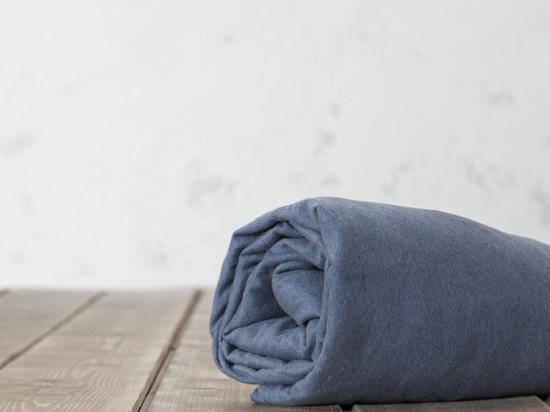 Σεντόνι Naem Blue Nima Υπέρδιπλο 240x260cm 100% Βαμβάκι