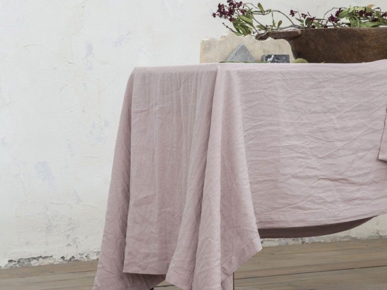Τραπεζομάντηλο Linho Dusty Pink Nima 150 X 250 Λινό