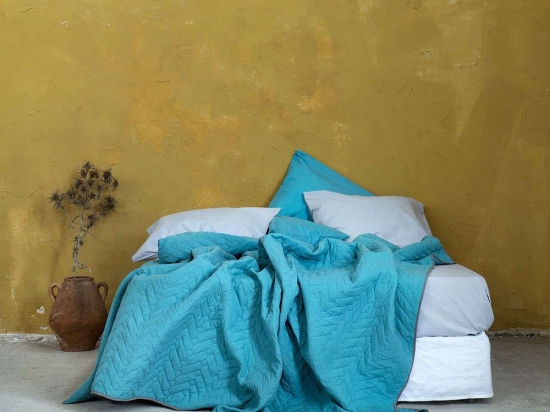 Κουβερλί Novo Petrol Nima King Size 240x260cm Microfiber