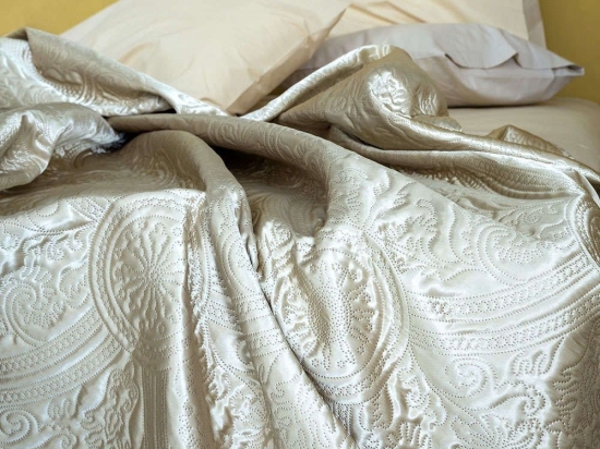 Κουβερλί Ornate Beige Nima Μονό 160x240cm Microfiber