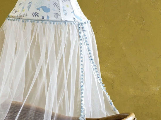Κουνουπιέρα Με Θόλο - Baleen White-Blue Nima 200x600cm Polyester