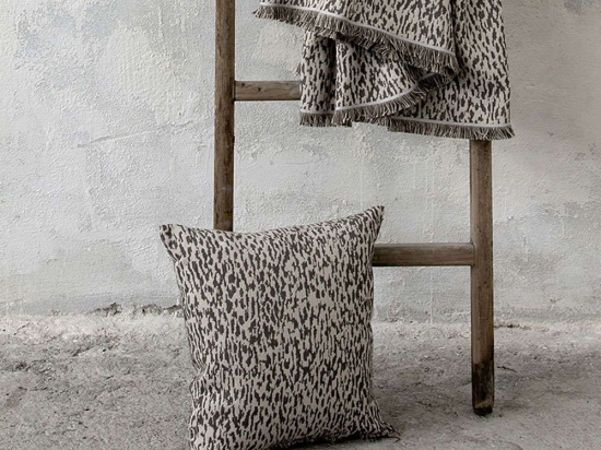 Ριχτάρι Indefinite Taupe Nima Διθέσιο 180x240cm Βαμβάκι-Πολυέστερ