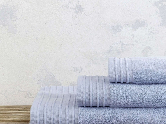 Πετσέτα Feel Fresh - Dusty Blue Nima Προσώπου 50x100cm 100% Βαμβάκι